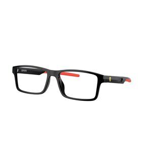 Scuderia Ferrari FZ8004U 501 Shiny Black Frame Demo Lens 55mm Men's Eyeglasses